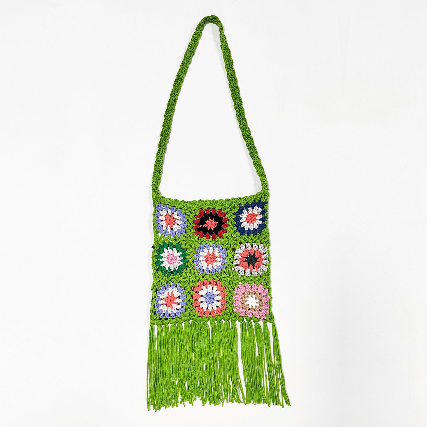 Sac bandoulière en crochet boho pour femmes Chic und Stil