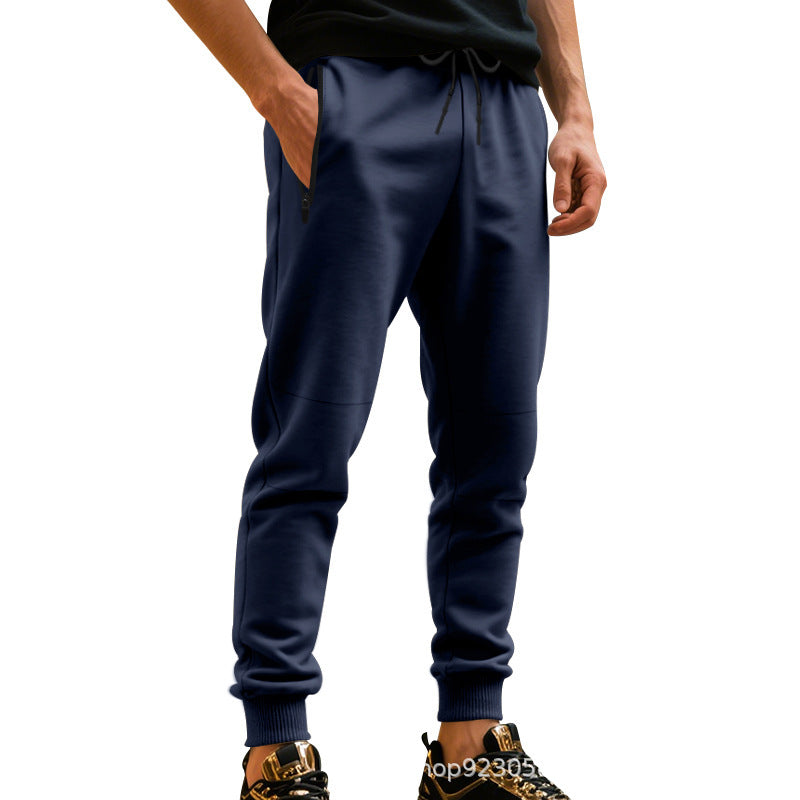 Pantalon de jogging de loisirs pour hommes avec taille élastique et matériau régulateur d'humidité Chic und Stil