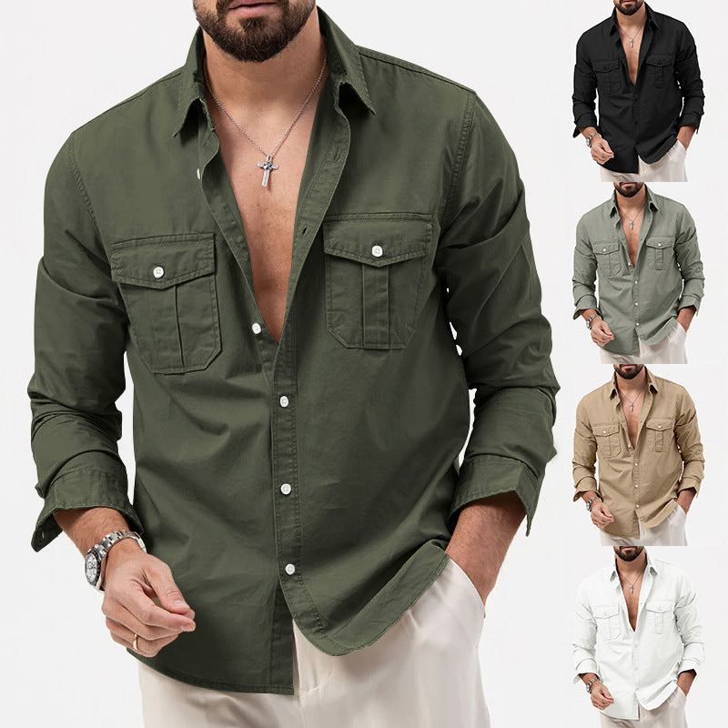 Chemise à manches courtes pour hommes avec deux poches poitrine et coupe moderne Chic und Stil