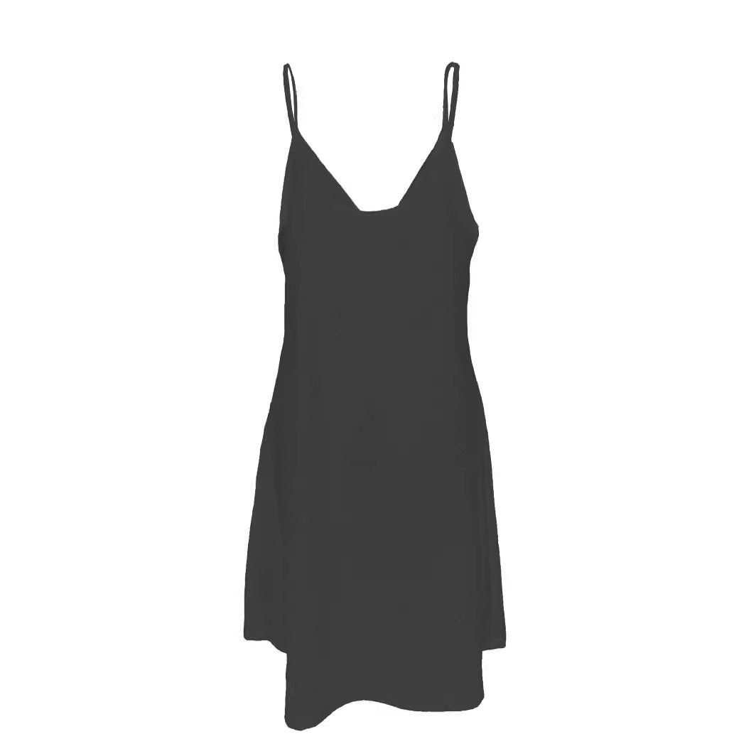 Robe slip légère brodée pour femmes Chic und Stil