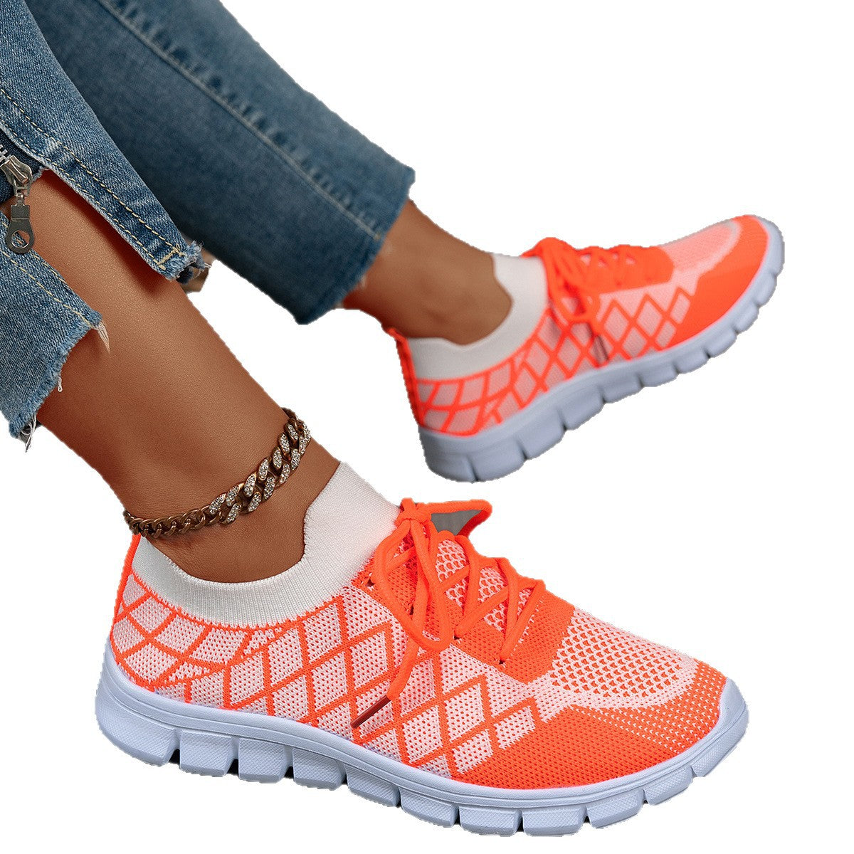 Baskets de fitness légères en tricot pour femmes Chic und Stil