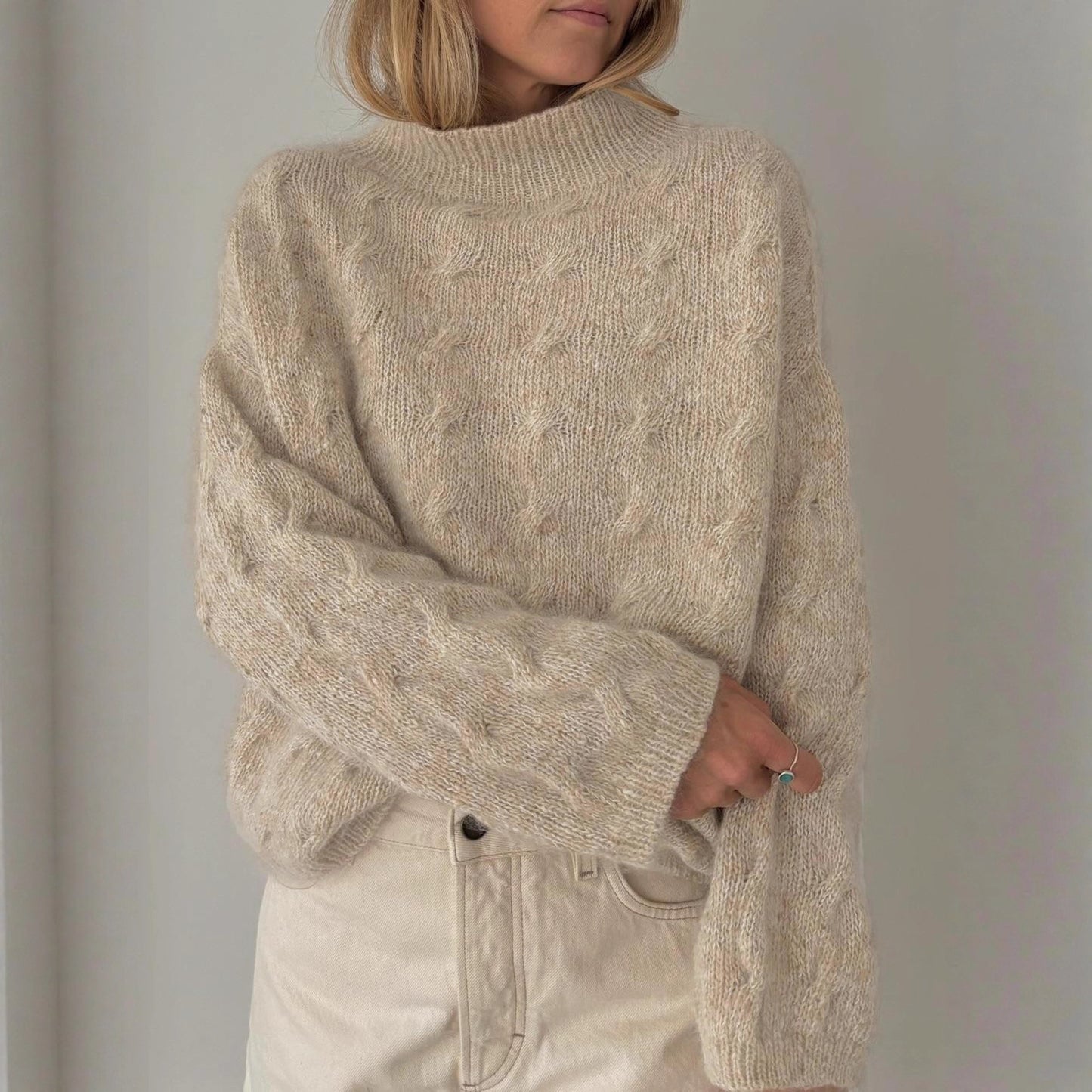 Dames Pull en grosse maille Chic und Stil