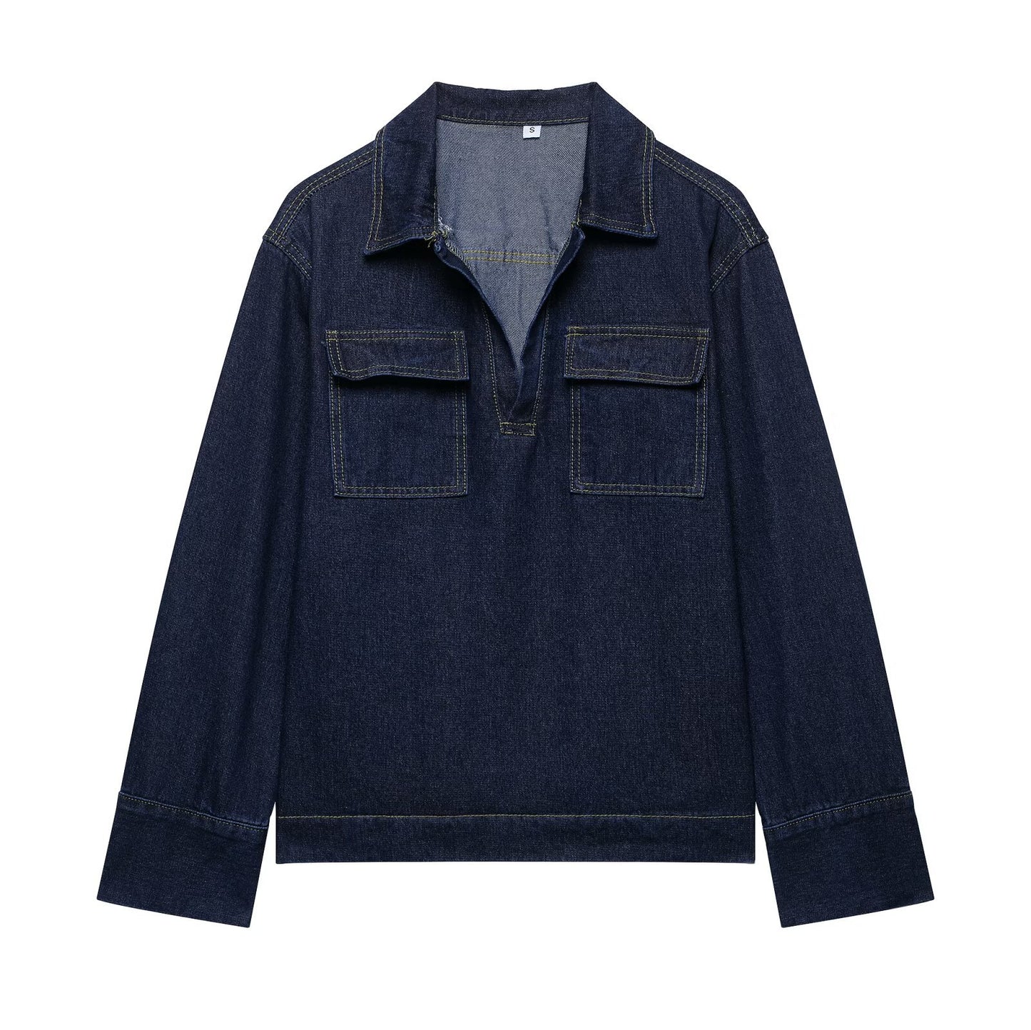 High-waisted denim pants for women with structured cut Chic and Style