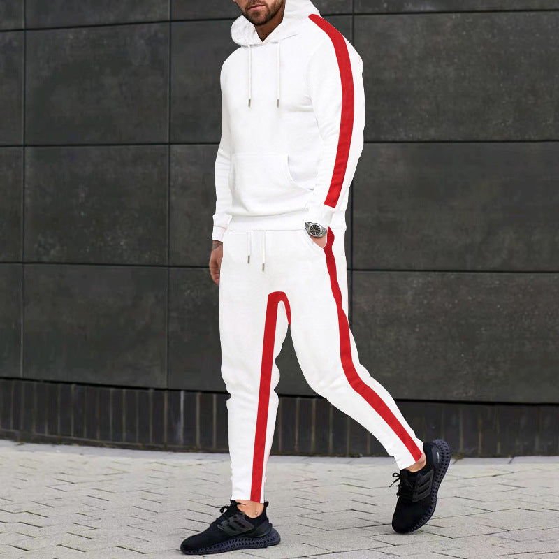 Veste de jogging sportif pour hommes avec éléments latéraux contrastés Chic und Stil