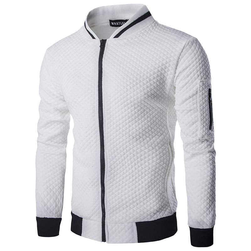 Veste matelassée élégante pour homme avec fermeture éclair intégrale et design structuré Chic und Stil