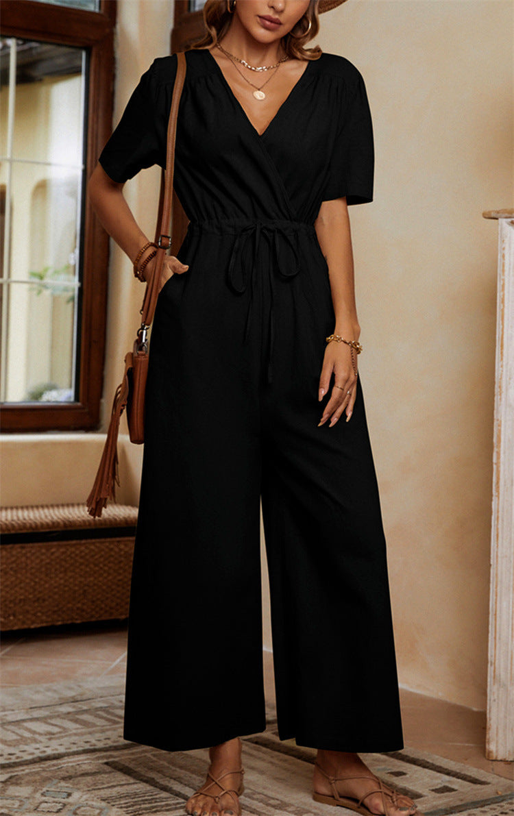 Combinaison décontractée pour femmes taille haute avec poches pratiques Chic und Stil