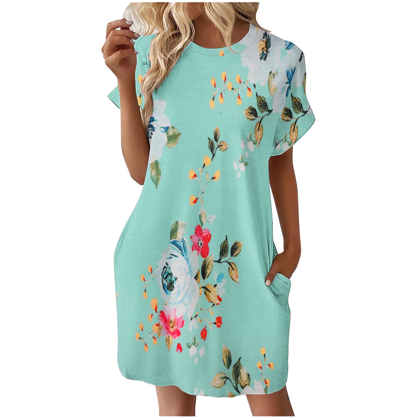 Robe Shift à Imprimé Floral pour Femmes Chic und Stil