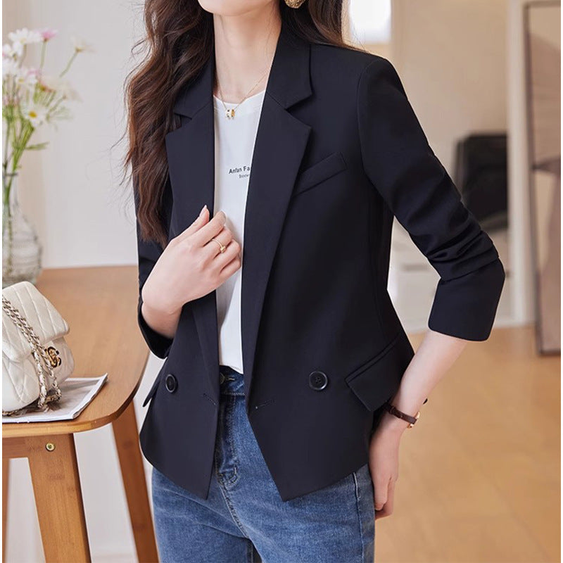 Blazer pour femmes à double boutonnage ajusté Chic und Stil 1750847348