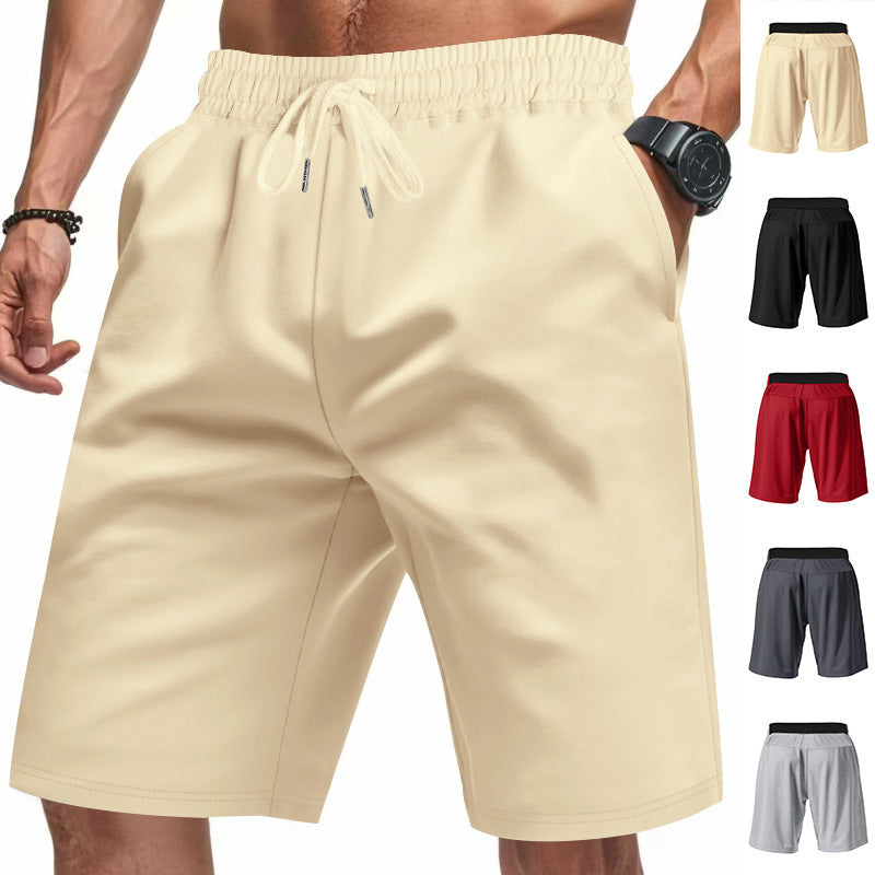 Pantalons de sport respirants pour hommes avec taille élastique et poches latérales Chic und Stil