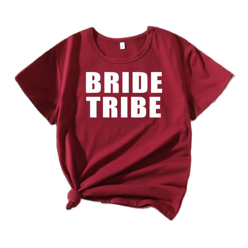 T-shirt graphique de loisirs pour femmes Brauttribe Chic und Stil