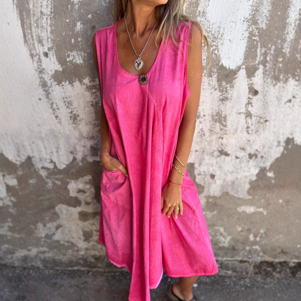 Robes tuniques d'été décontractées fluides Chic und Stil
