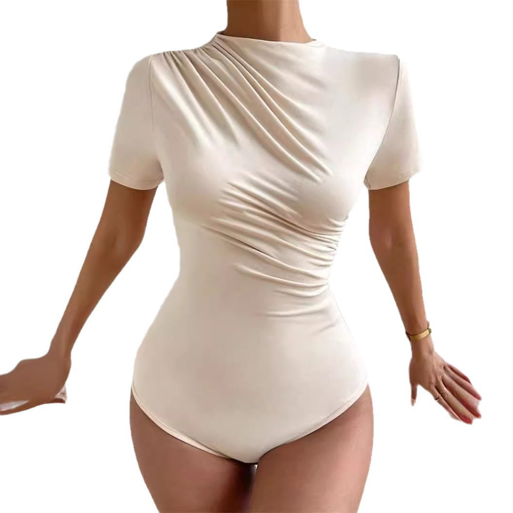 Body pour femme avec des éléments de fronce raffinés Chic und Stil