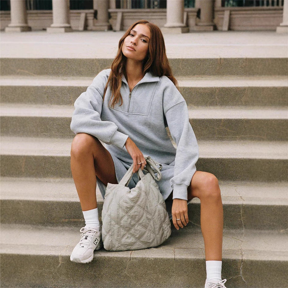 Ensemble Sweatshirt et Shorts Chauffant pour Femmes Chic und Stil