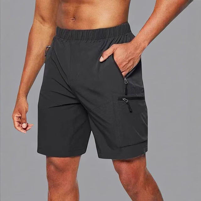 Shorts fonctionnels pour hommes avec taille élastique et poches zippées pratiques Chic und Stil