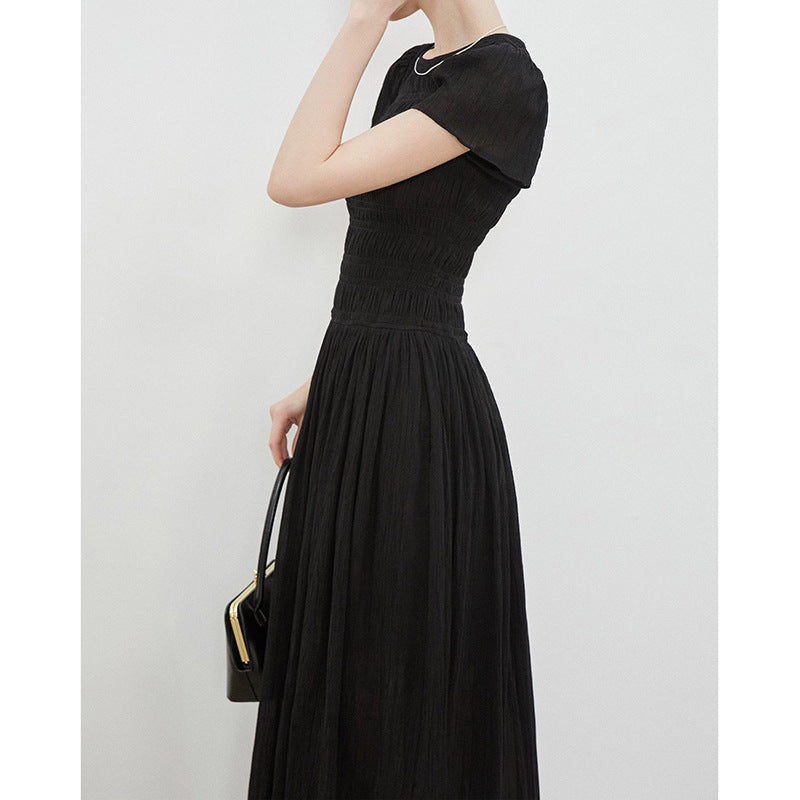 Robe maxi fluide pour femme avec manches à volants Chic und Stil
