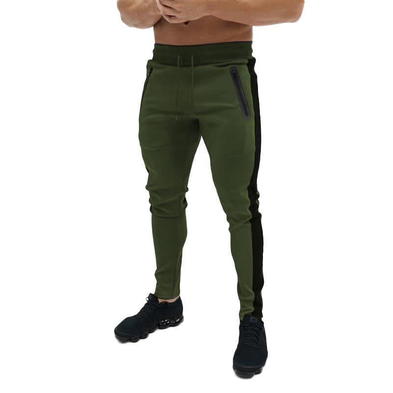 Pantalon de jogging sportif pour hommes avec poches zippées latérales Chic und Stil