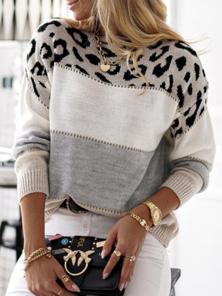 Pull mode féminin à motif animal Chic und Stil