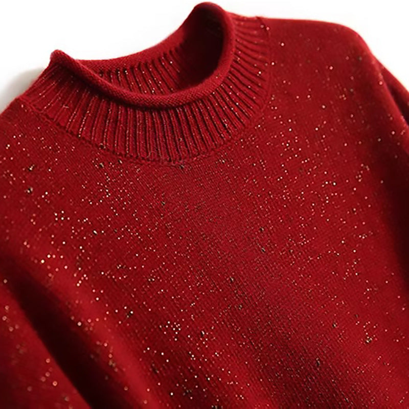 Pull en tricot scintillant Chic und Stil pour femmes