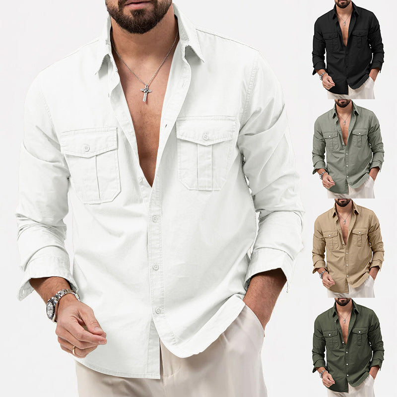 Chemise à manches courtes pour hommes avec deux poches poitrine et coupe moderne Chic und Stil