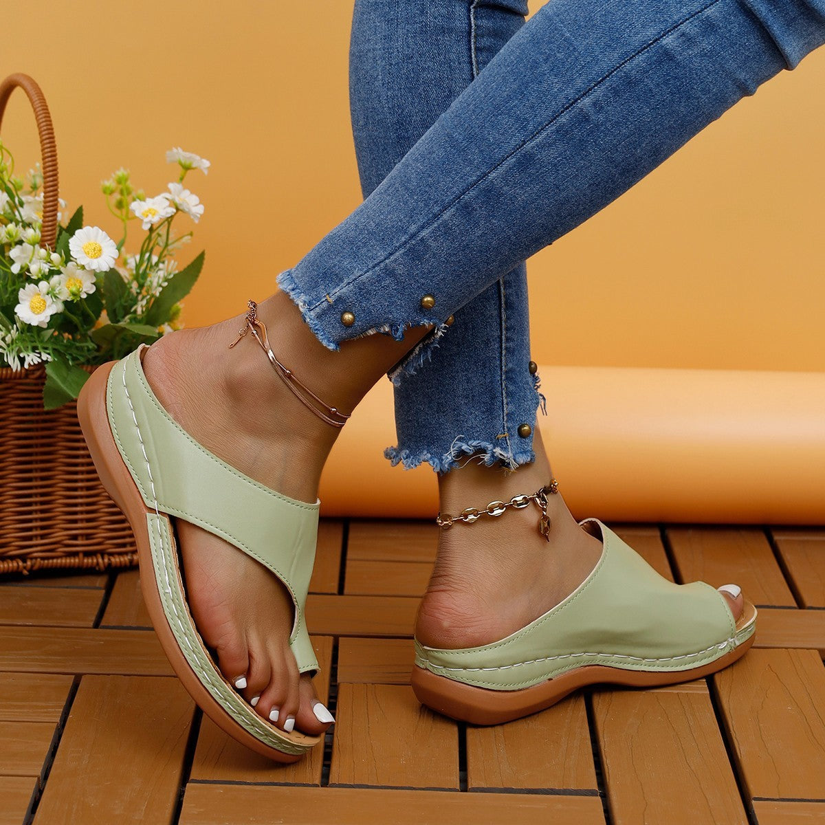 Sandales confort premium pour femmes au design décontracté Chic und Stil