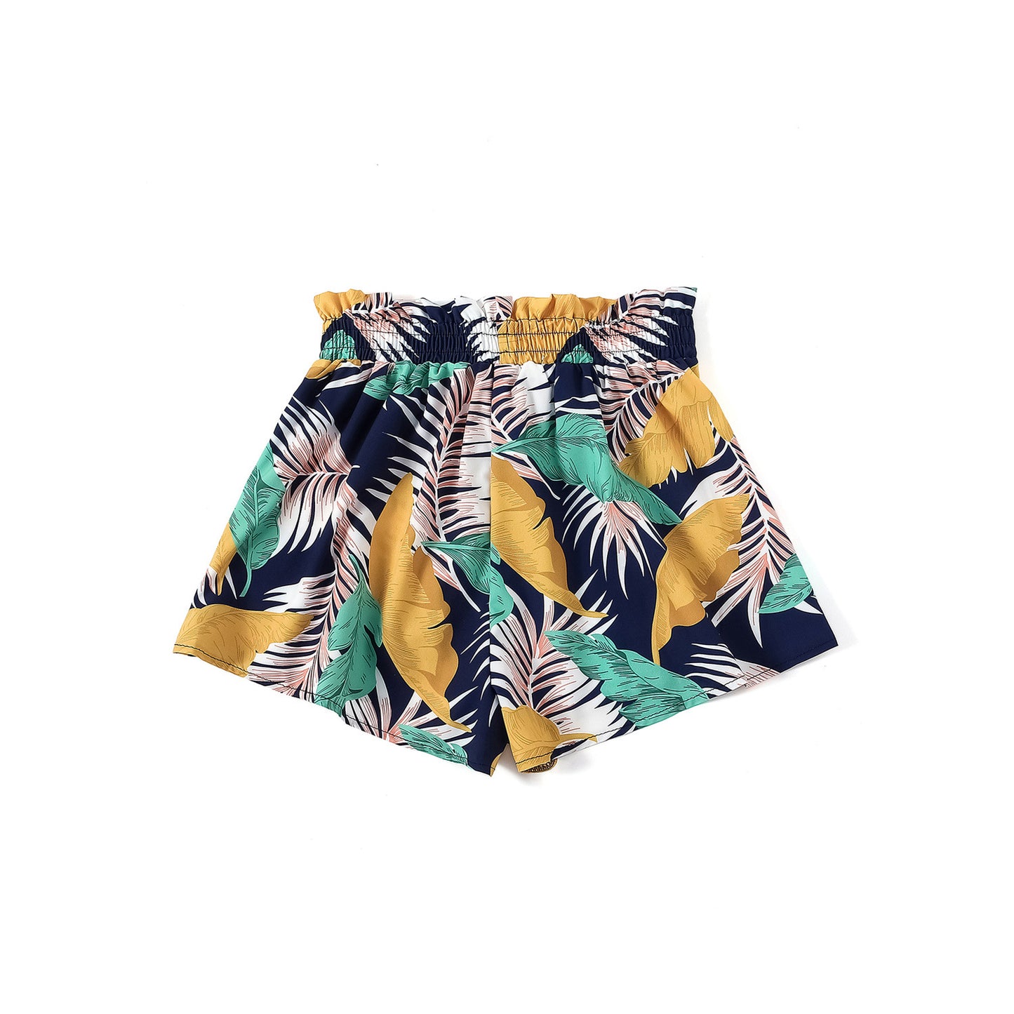 Shorts pour femmes avec motif floral et taille élastique Chic und Stil