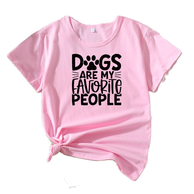 T-shirt graphique pour femmes amatrices de chiens Chic und Stil