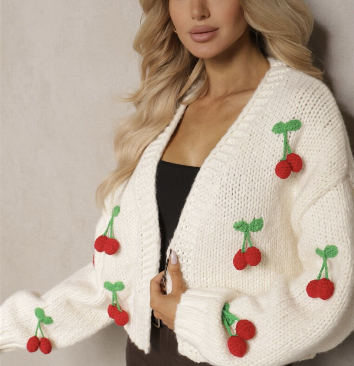 Women Playful Knit Vest with Decorative Details Chic and Style