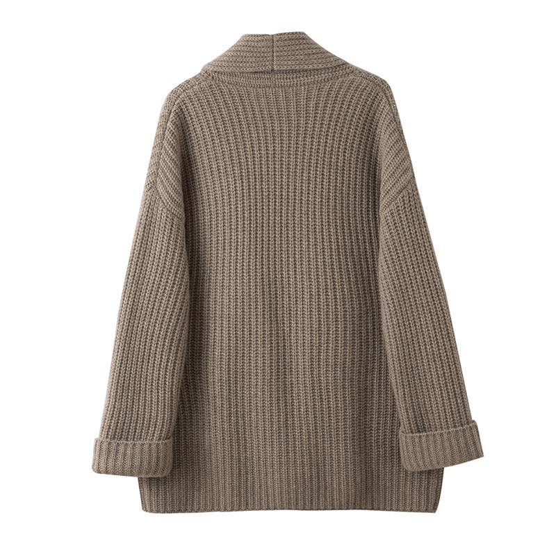 Cardigan en tricot féminin Chic und Stil