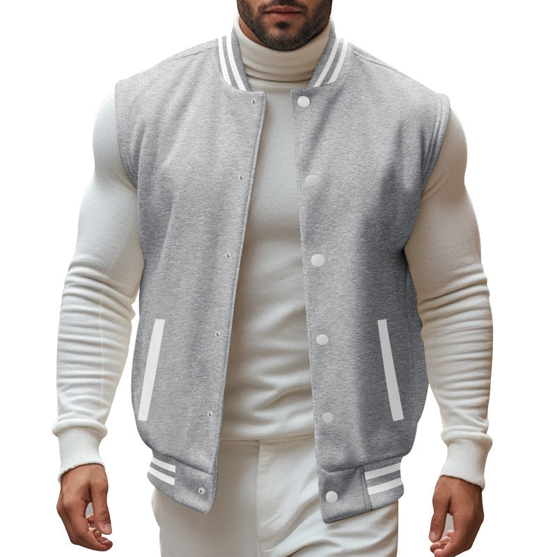 Veste sportive pour hommes avec patte de boutonnage et doublure respirante Chic und Stil