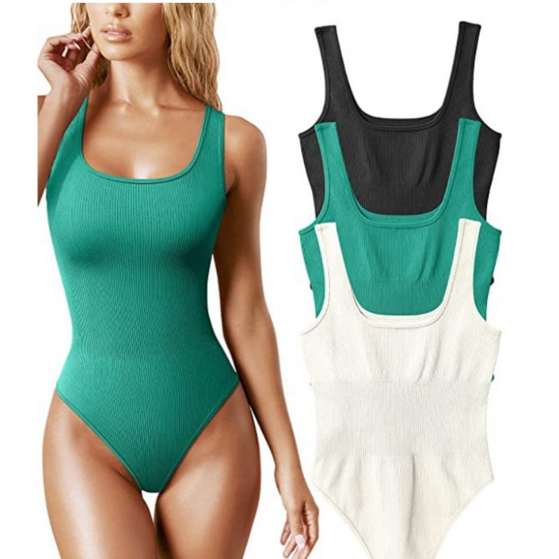Maillot de bain femme à encolure haute côtelée Chic und Stil