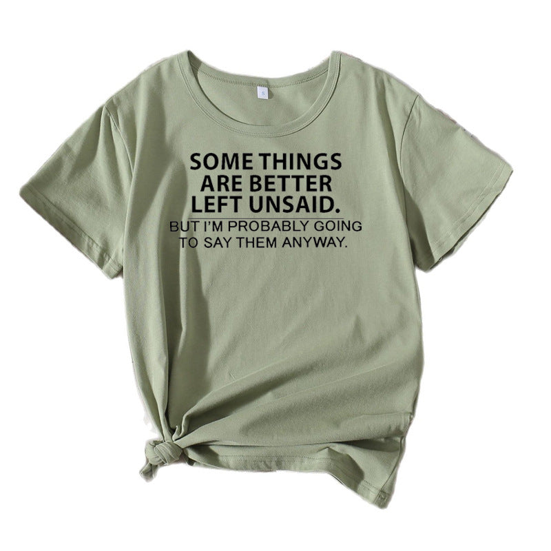 T-shirt graphique amusant pour femmes Chic und Stil