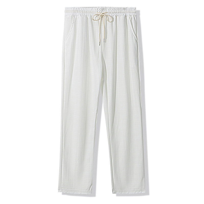 Pantalons de loisirs confortables pour hommes avec taille élastique et poches latérales pratiques Chic und Stil
