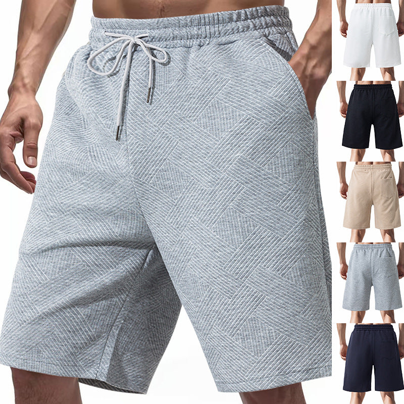 Shorts de plage décontractés pour hommes en matériau respirant avec taille élastique Chic und Stil