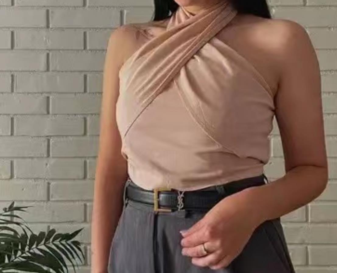 Dames chemisier à enrouler avec coupe innovante Chic und Stil