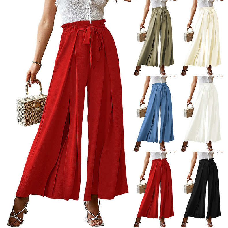 Jupes maxi fluides taille haute pour femmes Chic und Stil