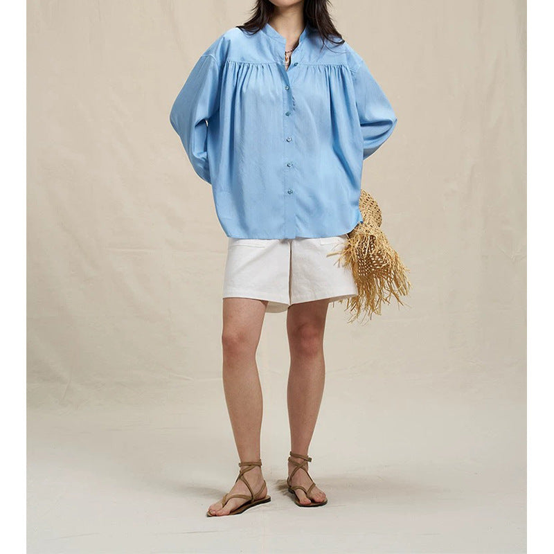 Blouse à boutons décontractée pour femmes Chic und Stil