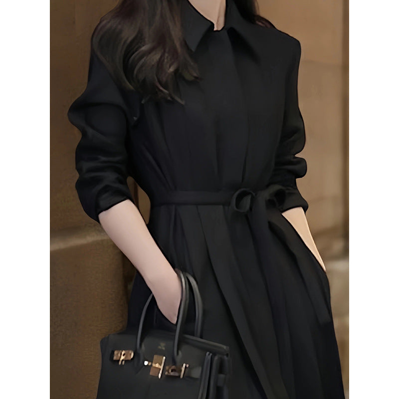 Robe trench ceinturée élégante pour femmes Chic und Stil
