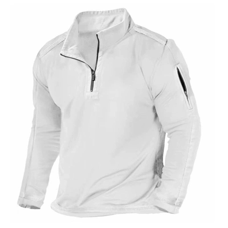 Pull fonctionnel pour hommes avec demi-fermeture éclair et poches pratiques Chic und Stil