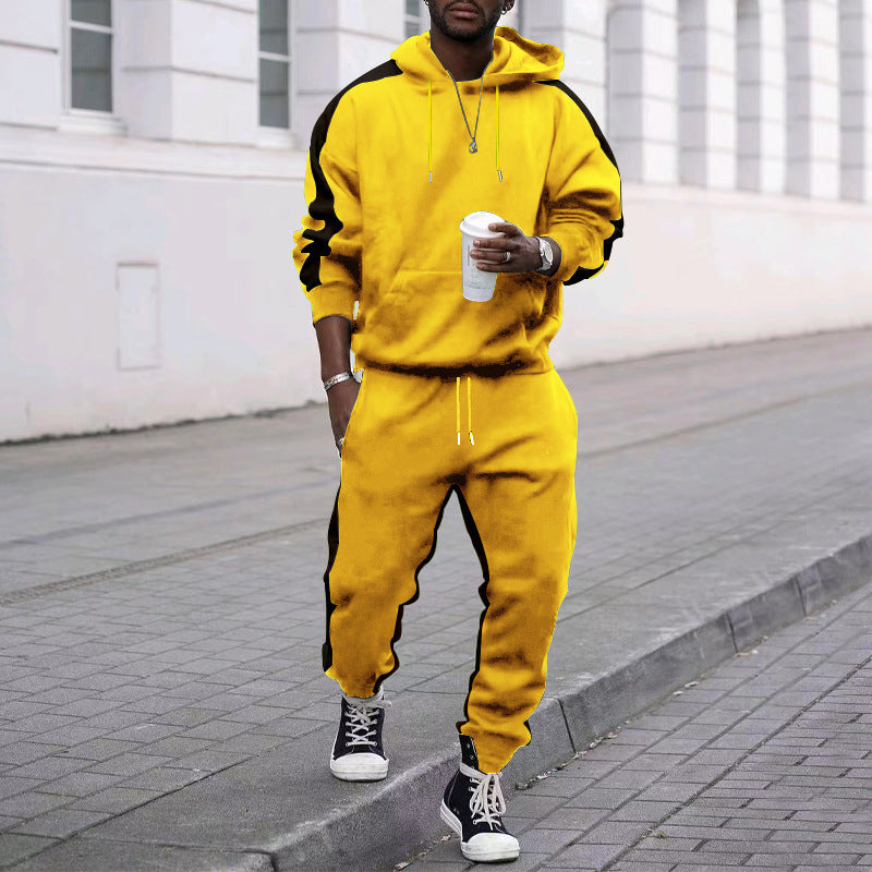 Veste de jogging sportif pour hommes avec éléments latéraux contrastés Chic und Stil