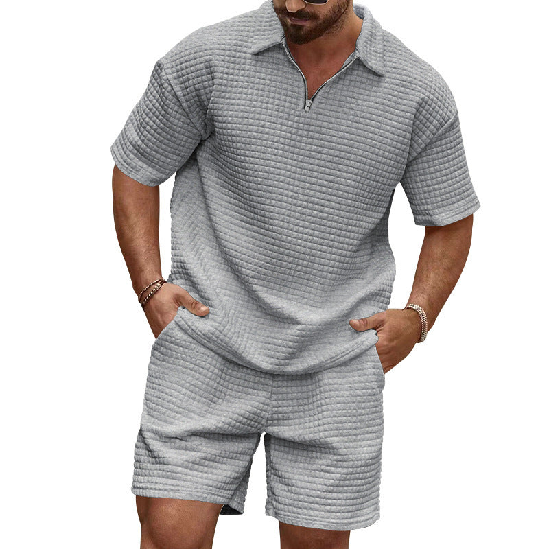 Ensemble t-shirt décontracté et shorts pour hommes Chic und Stil