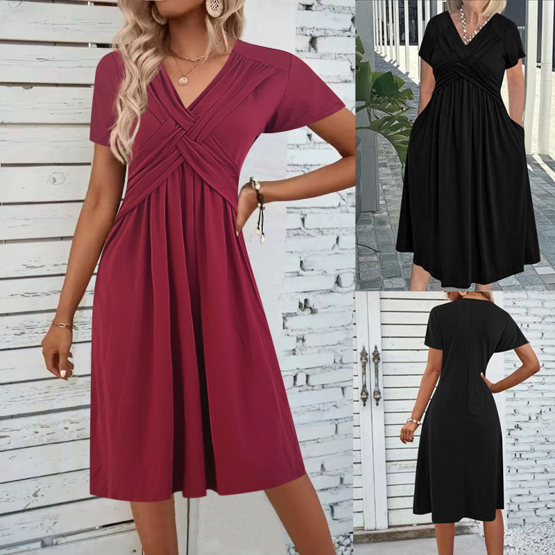 Combinaison pour femmes avec un design enveloppant ajusté et un élégant décolleté en V Chic und Stil