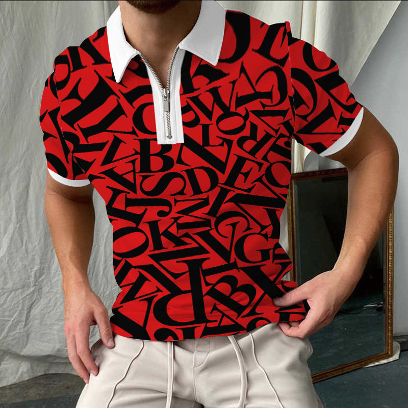 Polo-shirt à manches courtes à carreaux élégant pour hommes Chic und Stil