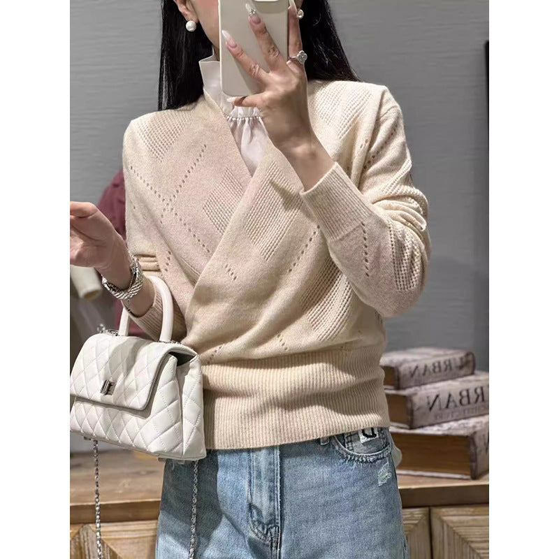 Pull enveloppant léger et confortable pour femmes Chic und Stil
