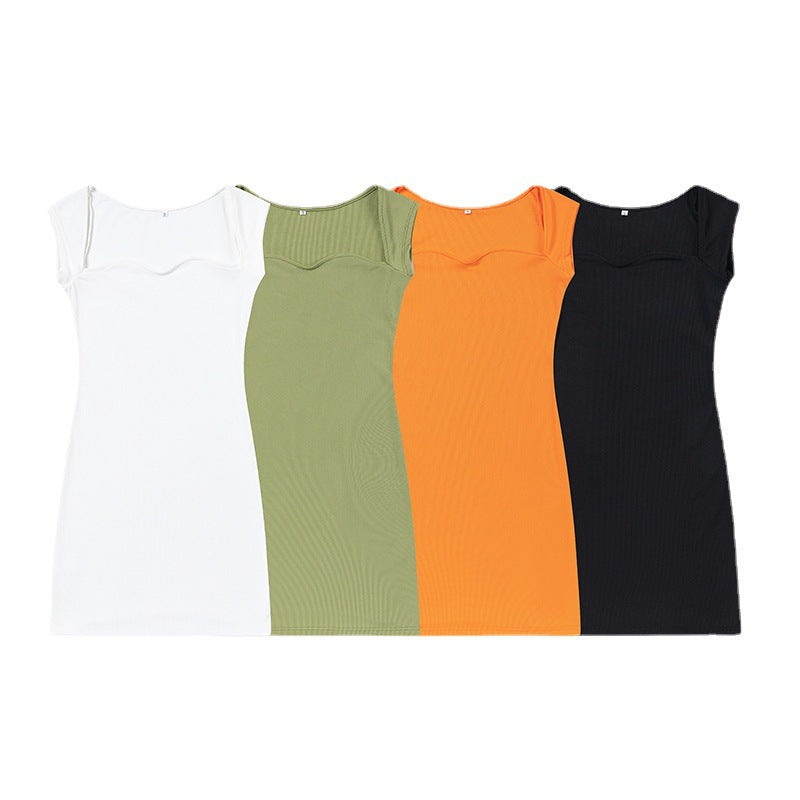 Robe Mini Ajustée à Côtes Chic und Stil