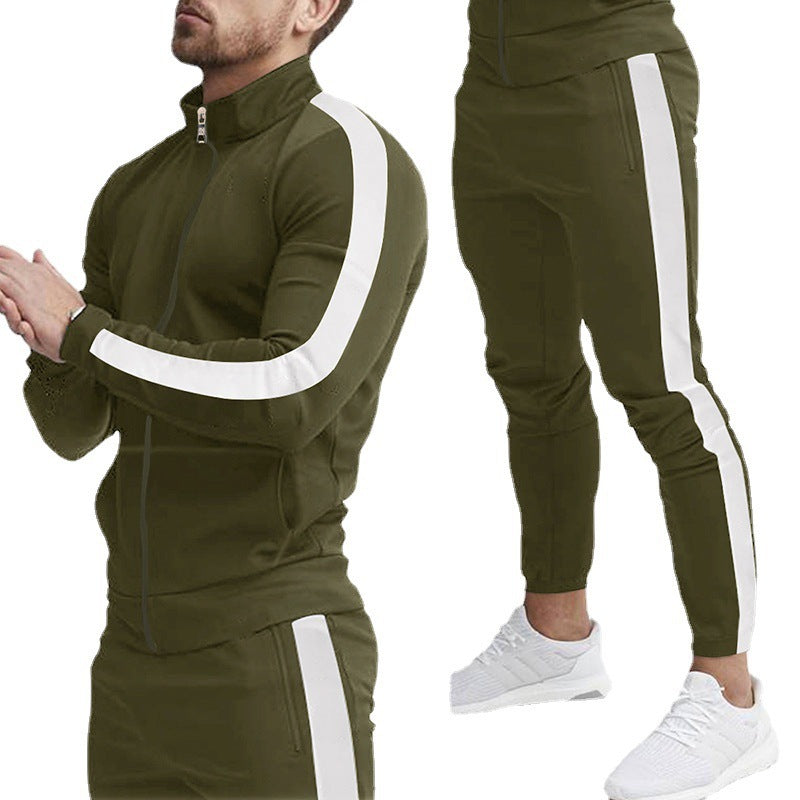 Costume de sport pour hommes avec poches zippées pratiques et matériau respirant Chic und Stil