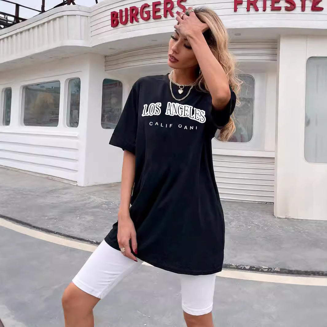 T-shirt oversized pour femmes avec impression graphique Chic und Stil