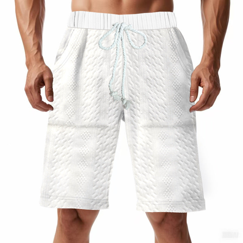 Shorts de bain sportifs pour hommes avec taille élastique et cordon de serrage Chic und Stil