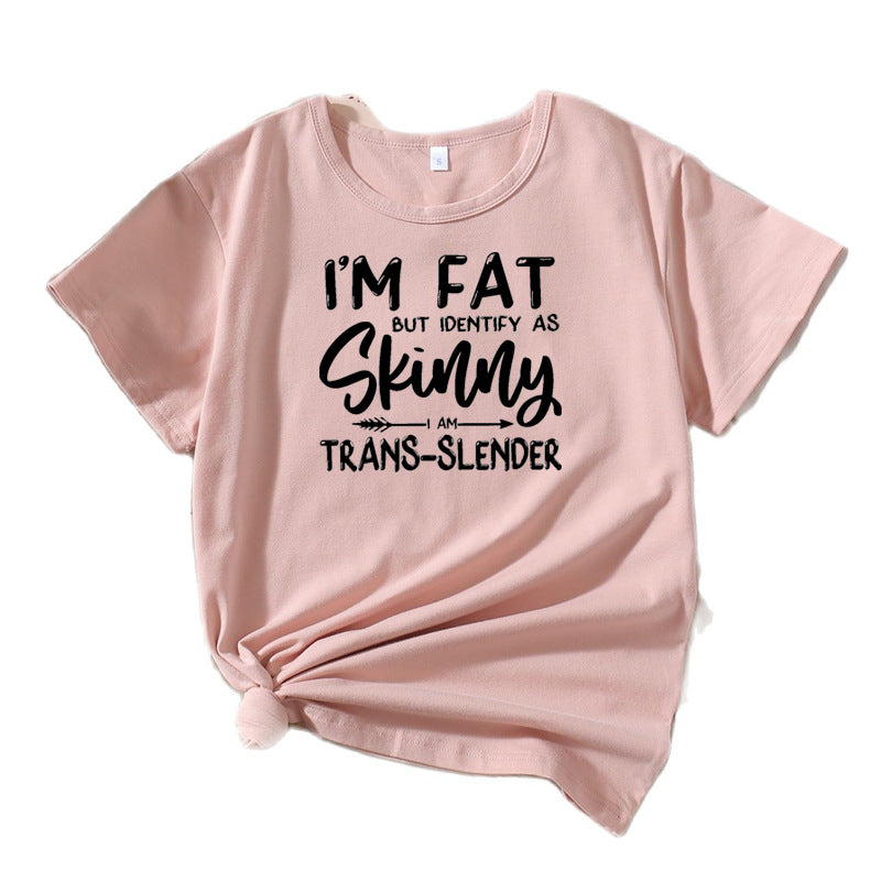 T-shirt graphique humoristique de loisirs pour femmes Chic und Stil 1751262371