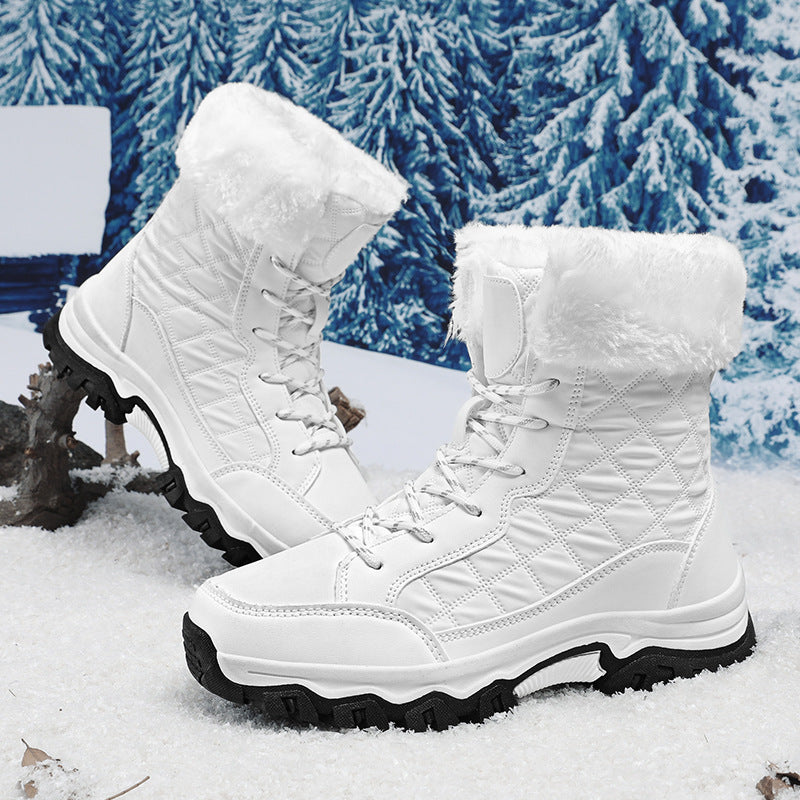 Bottes d'hiver pour femmes doublées avec semelle antidérapante et fourrure synthétique isolante Chic und Stil