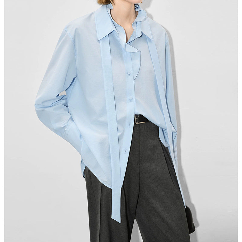 Chemise élégante à volants pour femmes Chic und Stil